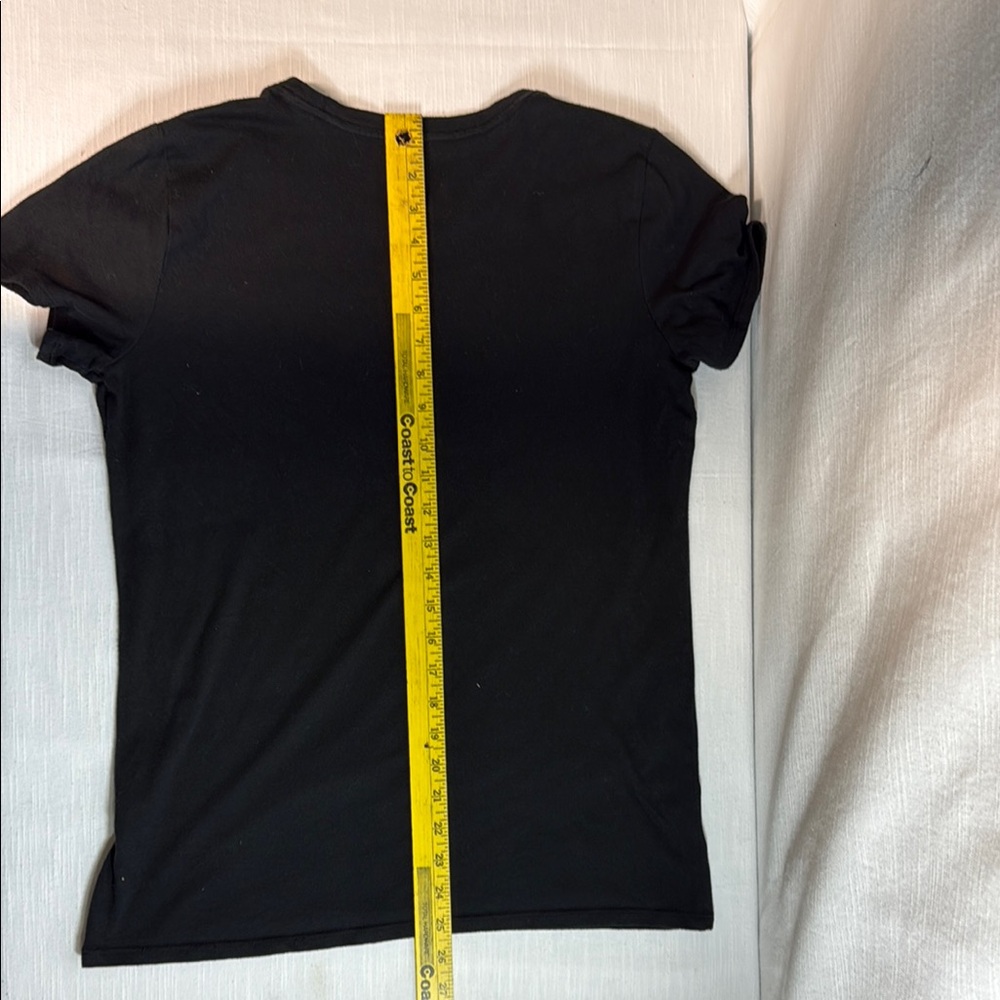 PINK Victoria's Secret Black Tee with Rainbow Graphic - Picture 6 of 6